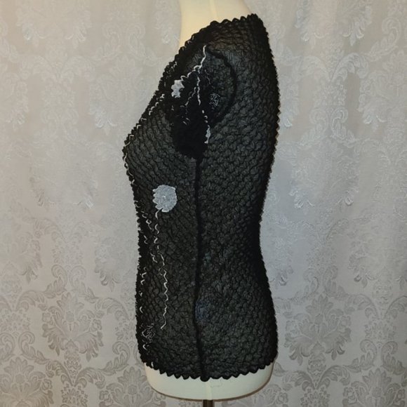 Cache Vintage Popcorn Bubble Top - Picture 4 of 9